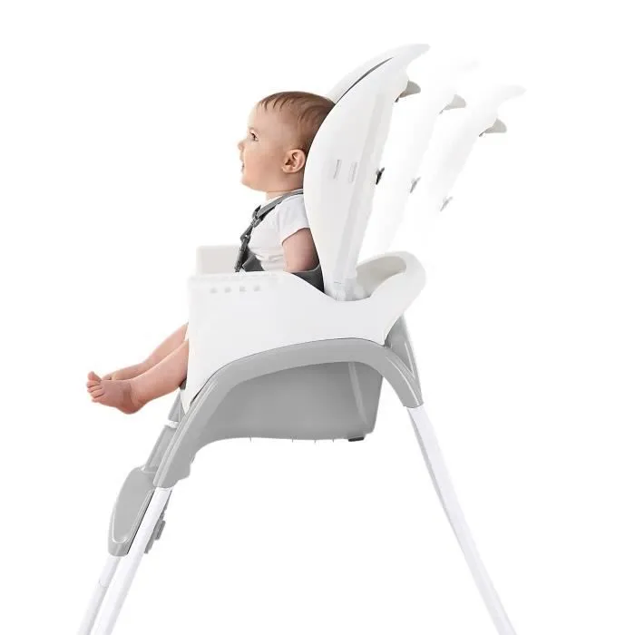 INGENUITY Chaise haute bébé Trio 3 en 1 - Convertible réhausseur - SmartClean™-4