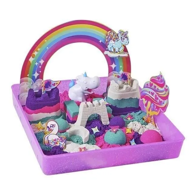 SPIN MASTER COFFRET ROYAUME DES LICORNES 907 G Kinetic Sand-0