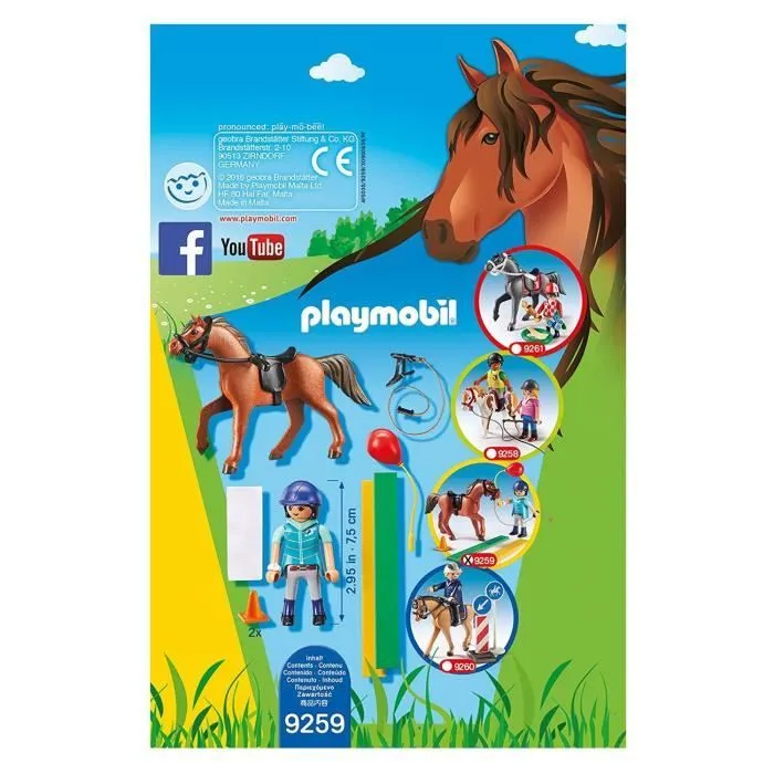 PLAYMOBIL 6931 - Enclos avec Chevaux - Playmobil Country - Allemagne-2