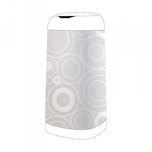 Housse décorative pour poubelle Dress Up ANGEL CARE - Modèle Grey Circles - Lavable en machine-0
