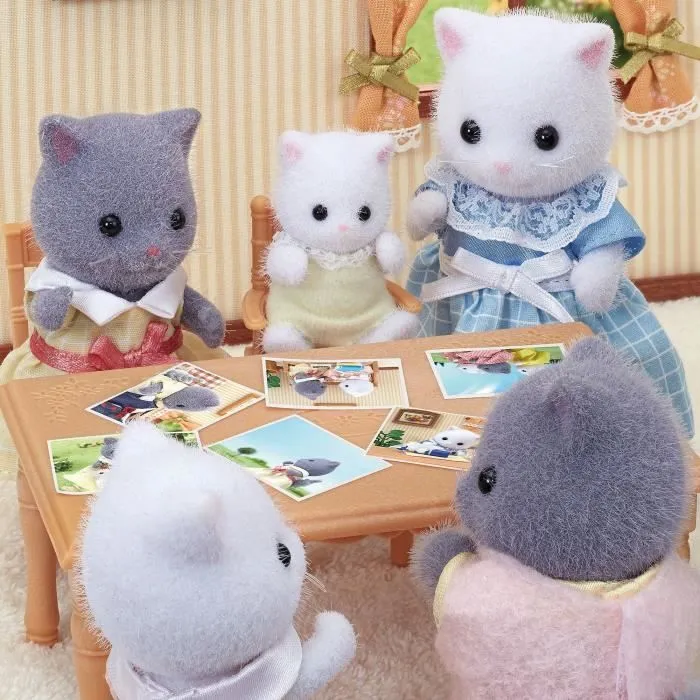 Mini-univers - SYLVANIAN FAMILIES - Bébé chat persan - Jaune - Mixte - 3 ans+-0