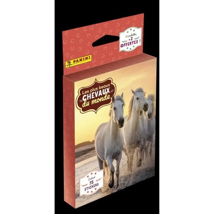 Stickers Chevaux - PANINI - Collection 2023 - Blister 13 pochettes + 2 offertes-0