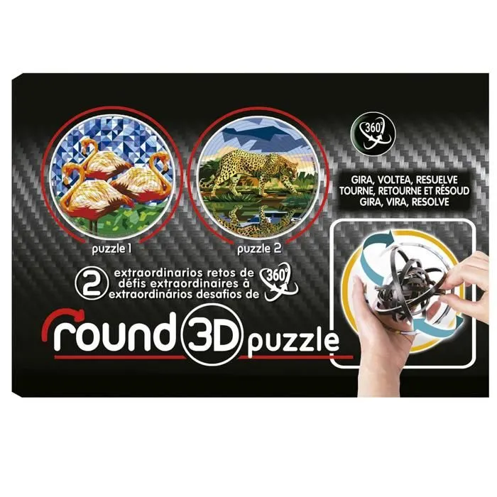 Puzzle 3D rond 360°: Elizabeth Sutton-1