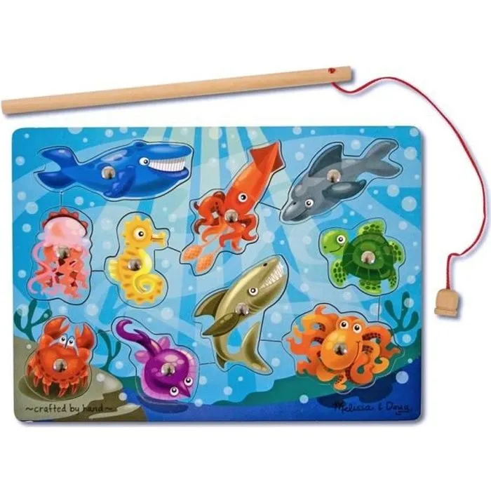 Jeu Magnétique En Bois - Pêche - MELISSA & DOUG-0