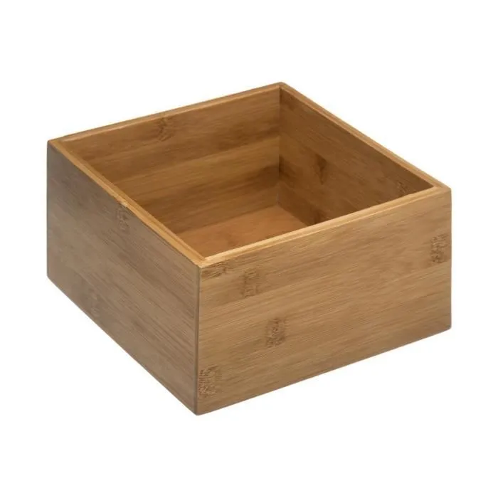 Organiseur - 5five - 18x18cm - Bambou - Écologique - Mixte-0