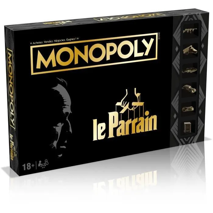 MONOPOLY - Le Parrain - Jeu de société - A partir de 18 ans-0