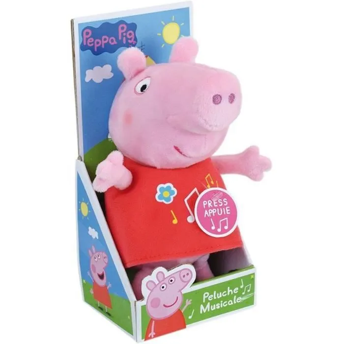 PEPPA PIG Peluche musicale ± 20 cm-1
