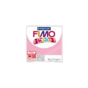 Pâte à modeler - Fimo - Fimo Kids Rose - 42 grammes - Dès 8 ans - Souple et facile à modeler-0