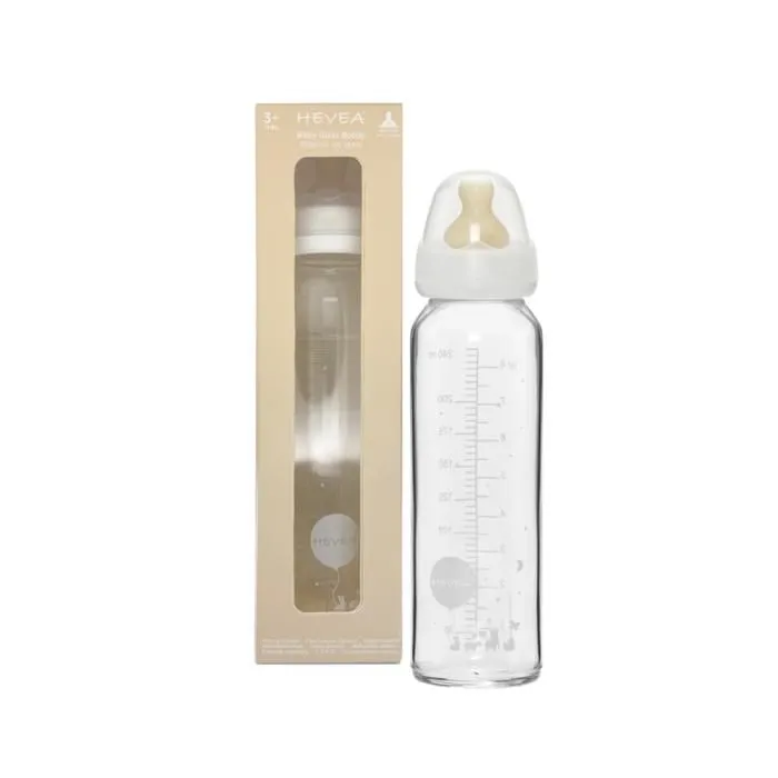 Biberon en verre 240 ml HEVEA-0