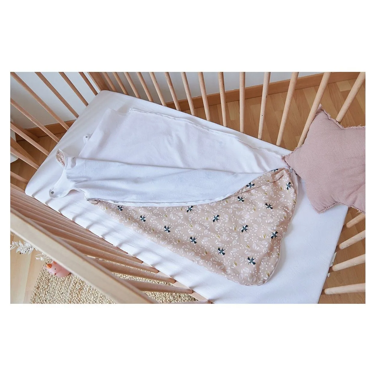 TINÉO - Gigoteuse Bébé Réglable, Turbulette Bébé, Évolutive, 80-100cm, TOG 0.5, Sac De Couchage Bébé, 100% Coton (Modèle Lovely)-3
