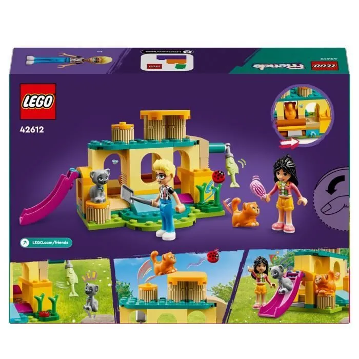 LEGO® 42612 Friends Les Aventures des Chats au Parc, Jouets avec Animaux et Figurines, dont Olly, Liann et 2 Figurines de Chat-5