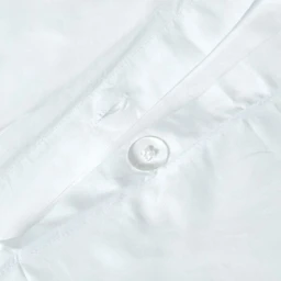 Housse de couette et taies d'oreiller coton égyptien 200 fils Blanc 230 x 220 cm-1