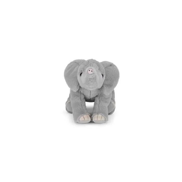 Animal en peluche National Geographic Éléphant Gris 25 cm-0