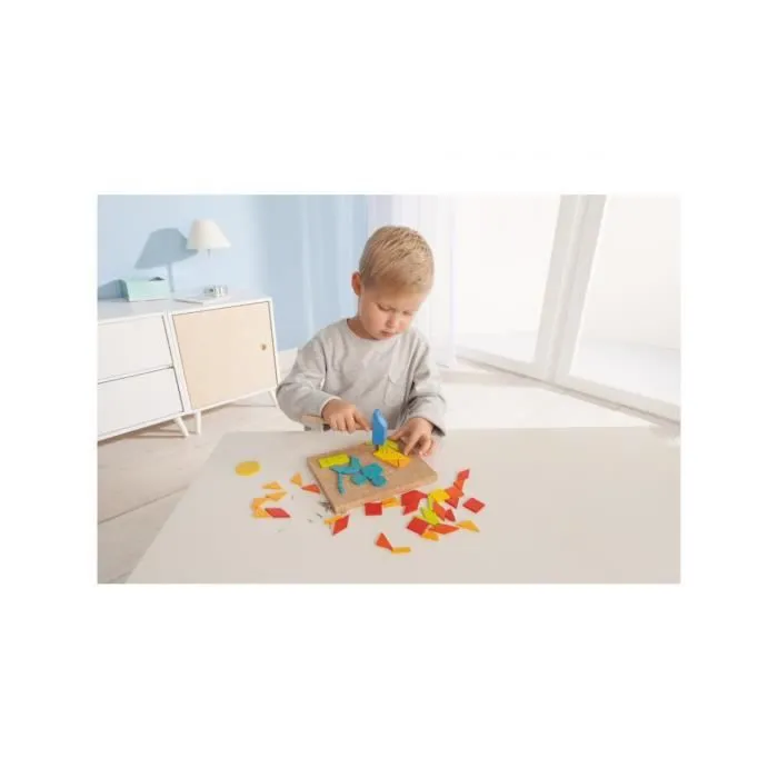 Jeu de Clous Couleurs en Folie - HABA - 55 Pièces en Bois - Pour Enfant 3 ans et +-1