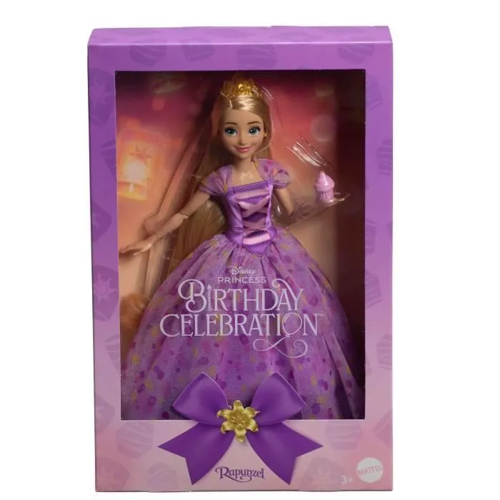DISNEY PRINCESSES Raiponce Fête d’Anniversaire-Poupée inspirée du film - HYC38-1