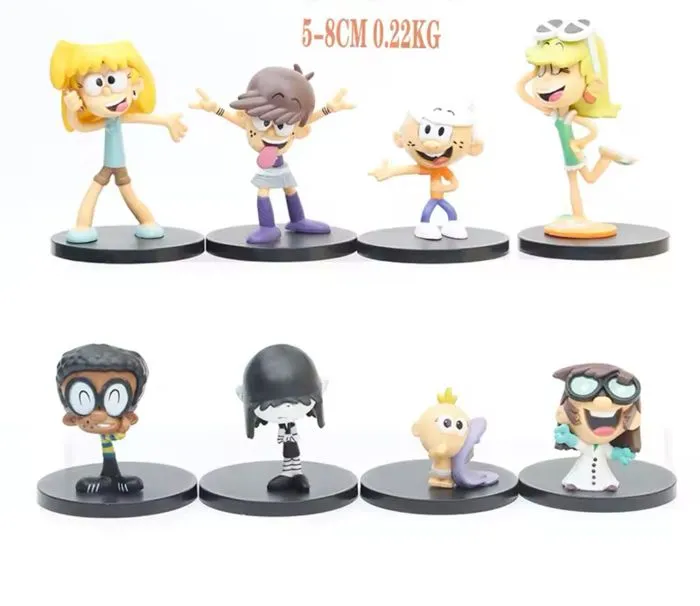 figurine bienvenue chez  les loud famille nombreuse personnages jouet enfants dessin animé tendance-2