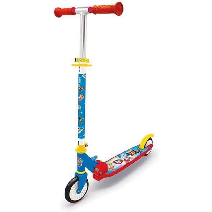 Smoby - Pat' Patrouille Patinette 2 roues - Pliable - Trottinette avec roues silencieuses-0