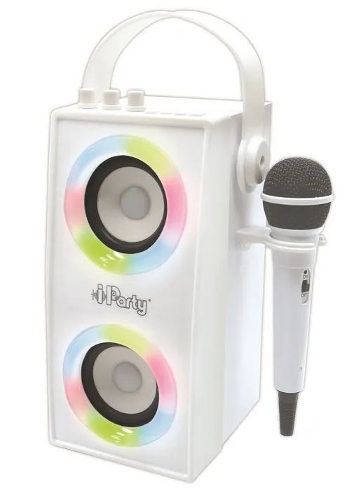 Enceinte Karaoké Enfant - LEXIBOOK - iParty® - Bluetooth® V5.0 - Effets Lumineux-0