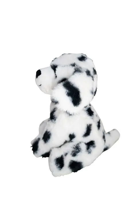 Peluche Heitmann deco - 1021692 - Peluche en Pet pour Chien Dalmatien - Blanc/Noir - 20cm - Durable - 100% recycle-1