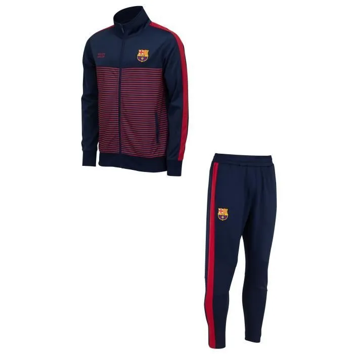Survêtement training - FC Barcelone - Barça - Polyester respirant - Tailles S à XXL - 100% officiel-0