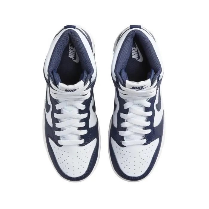 Chaussures Enfant - Nike - Dunk High - Blanc - Lacets - Plat - Synthétique-2