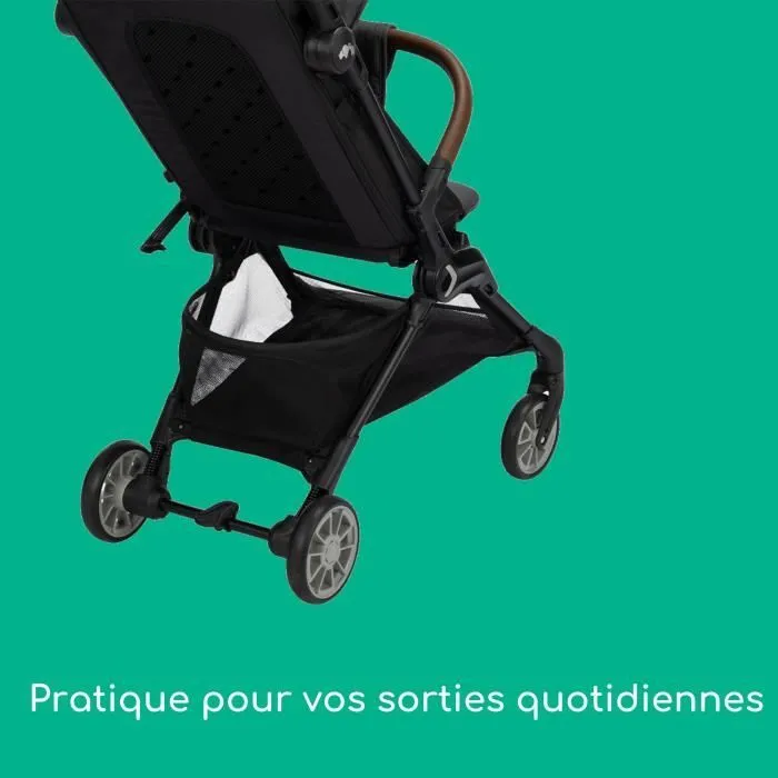 BEBECONFORT Poussette cabine Zephir, 1ère âge, ultra compacte, pliage facile, naissance à 4 ans, jusqu'à 22 kg Mineral Graphite-4