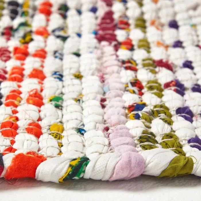 Tapis Chindi multicolore à motif triangles - Chindi - 66 x 200 cm-3