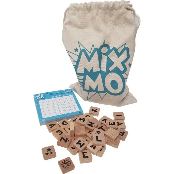 Jeu de société Mixmo - Asmodee - 2 à 6 joueurs - A partir de 8 ans - Construisez votre grille de mots-1