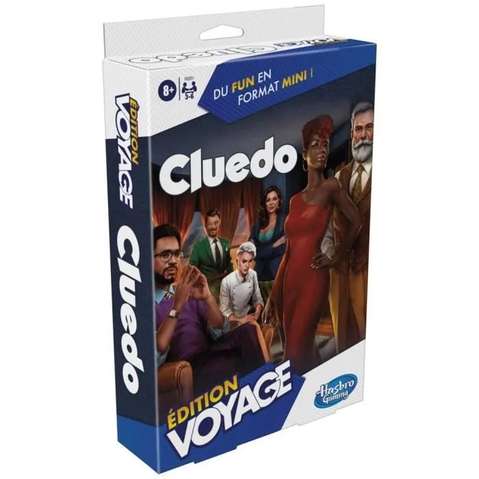 Cluedo Voyage, jeu de société de voyage pour 3 à 6 joueurs, jeu de voyage, Dès 8 ans, Hasbro Gaming-3