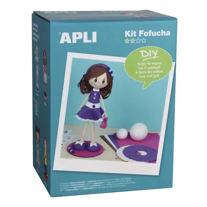 Kit mousse EVA Poupée Fofuchas - Alice - APLI AGIPA-0