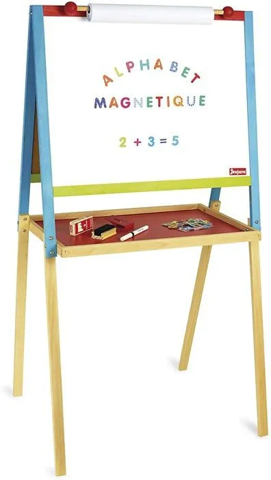JEUJURA Tableau multifonction en bois avec fonction dessin-1