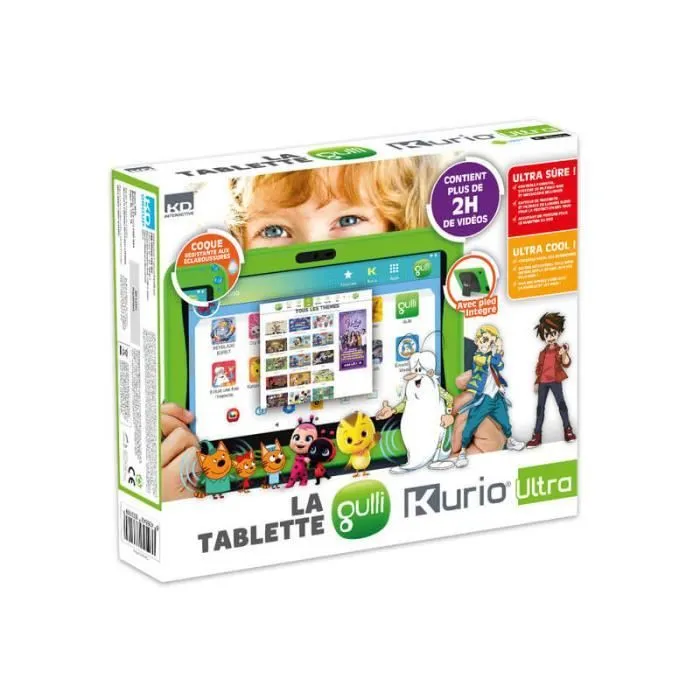 Tablette - Kurio - Ultra Gulli 7" - 16 Go - Contrôle parental - Coque résistante - Écran 7"-1