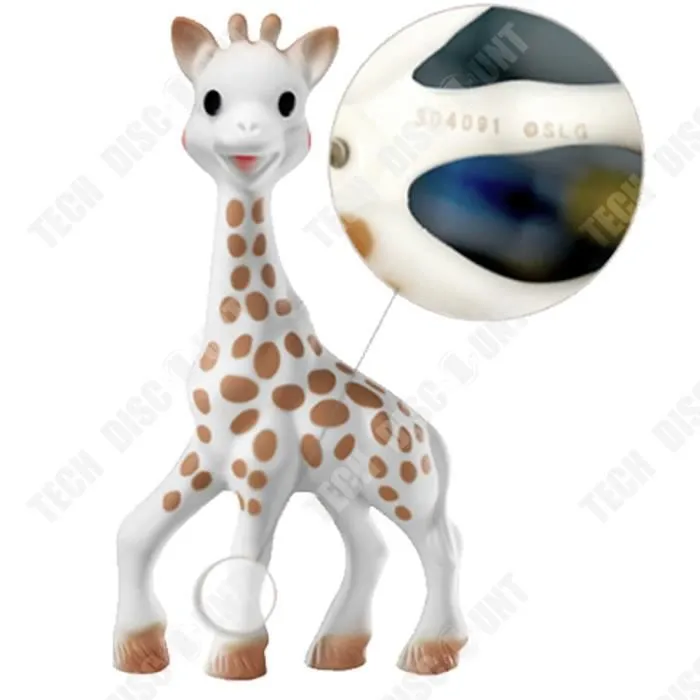 TD® 0 ~ 36 mois ensemble cadeau molaire bébé jouet paquet unique bébé cerf de qualité alimentaire tétine de dentition en latex natur-1