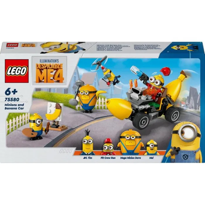 Jouet de construction - LEGO - 75580 - Minions - Voiture-banane - 136 pièces-0