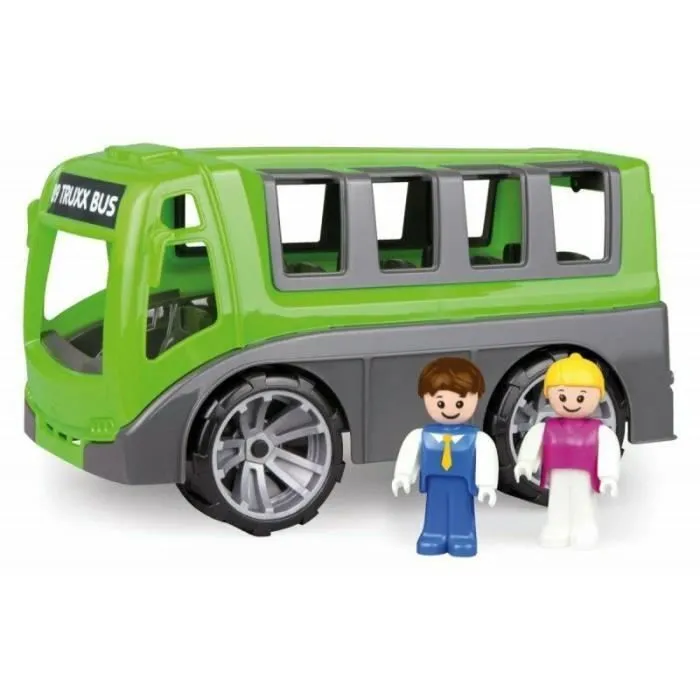Bus - Lena - Truxx junior - 28 x 16 cm - Gris/Vert - 3-pièces-0