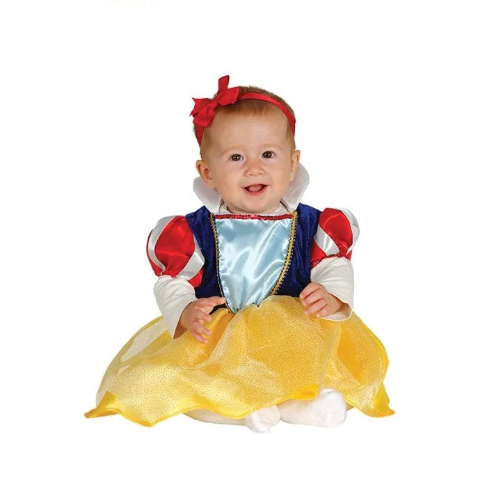 Déguisement Princesse Bébé - Disney Princesses - Robe - Blanc Multicolore - Fille - Intérieur-0