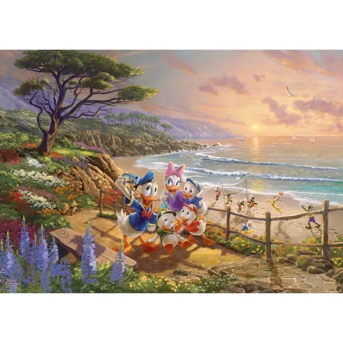 Puzzles - SCHMIDT SPIELE - Disney, Donald & Daisy, A Duck Day Afternoon - 1000 pièces-2