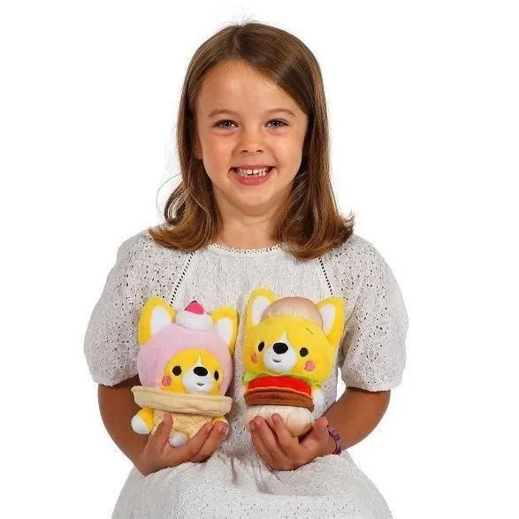 Peluche Little Corgi Cuties - GIPSY TOYS - 20 cm - Glace-1
