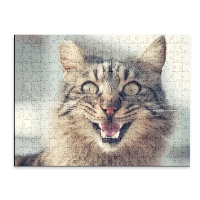 Puzzle Classique - FABULOUS - Chat Brun Tigré qui Parle - 280 Pièces - Adulte - Intérieur-1