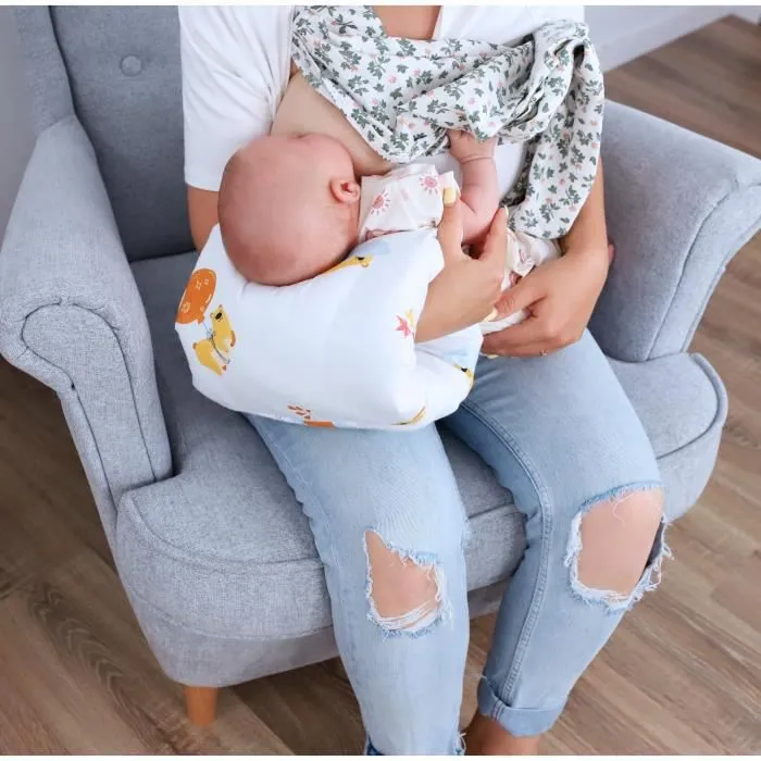 Brassard Allaitement coussin d'allaitement - mini petit coussin d allaitement lavable Ours blanc-3