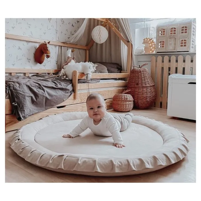 Tapis de jeu nid beige-1