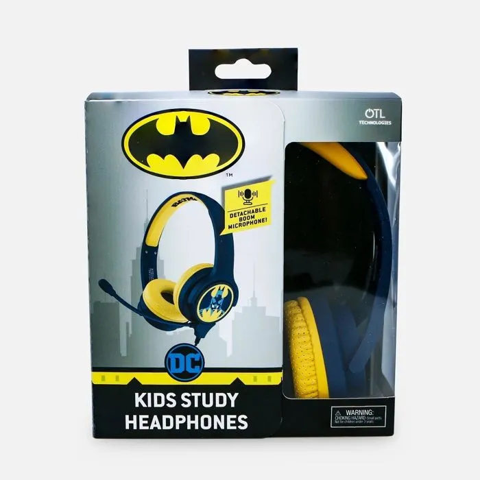 Casque interactif - OTL Technologies - Batman - Filaire - Microphone Détachable - Limite de Volume 85/94 dB-1