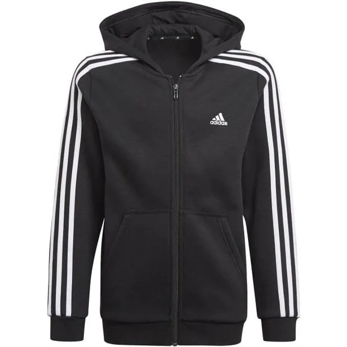 Veste Multisport - Adidas - Essentials 3-stripes - Noir - Enfant - Manches longues-0