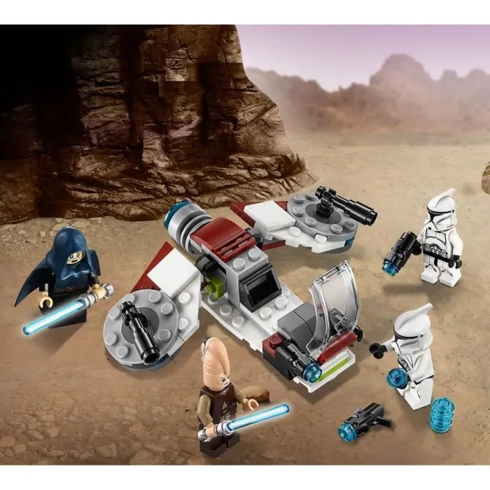 LEGO® Star Wars™ 75206 Pack De Combat Des Jedi Et Des Clone Troopers-2