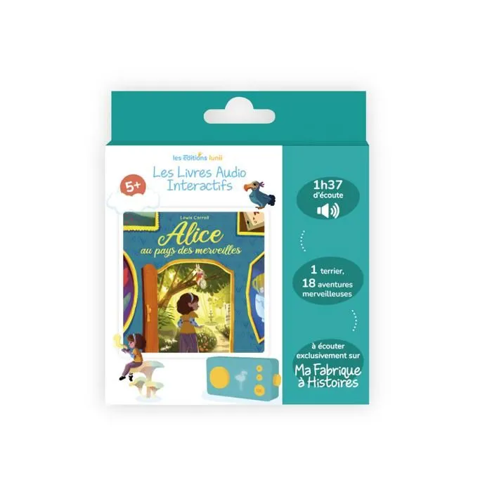 Console éducative - Lunii - 3 Livres audio interactifs - Pack les héros Lunii 40 histoires pour les enfants de 5 à 8 ans-2