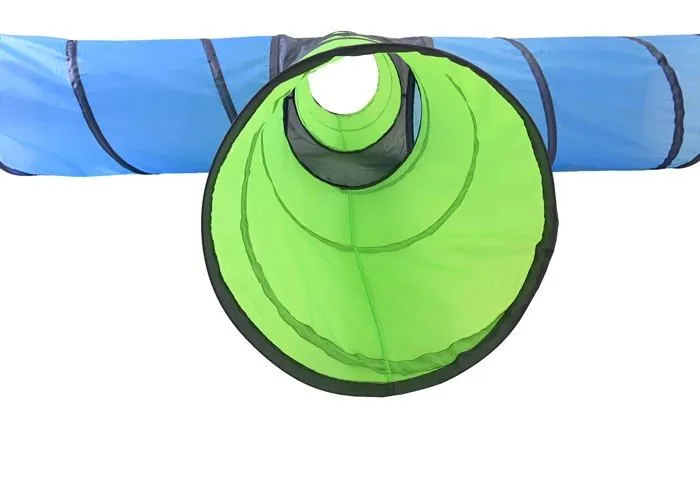 Tente activite - tunnel activite Knorrtoys - 55440 - .COM Circle-Green Tunnel de Jeu Vert/Bleu-2