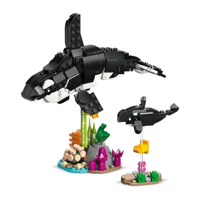 LEGO Creator 31165 3-en-1 Animaux sauvages : la famille de pandas Jeu pour fille dès 8 ans-3