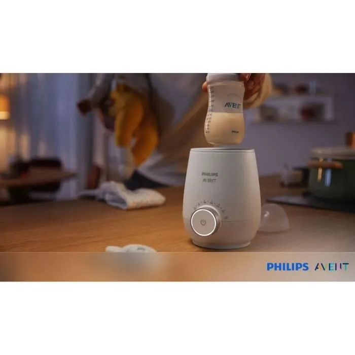 Chauffe-biberon électrique - PHILIPS AVENT - Réchauffe uniforme - Technologie bain marie - Minuterie - Arrêt automatique-1