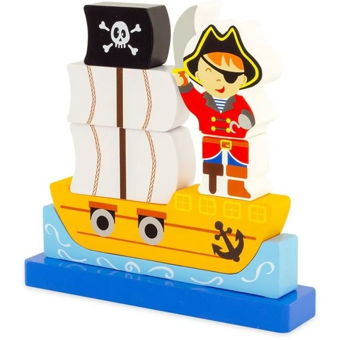 Puzzle Magnet Pirate - Ulysse Couleurs d'Enfance - Scène de vie - Enfant - 8 pièces aimantées-3