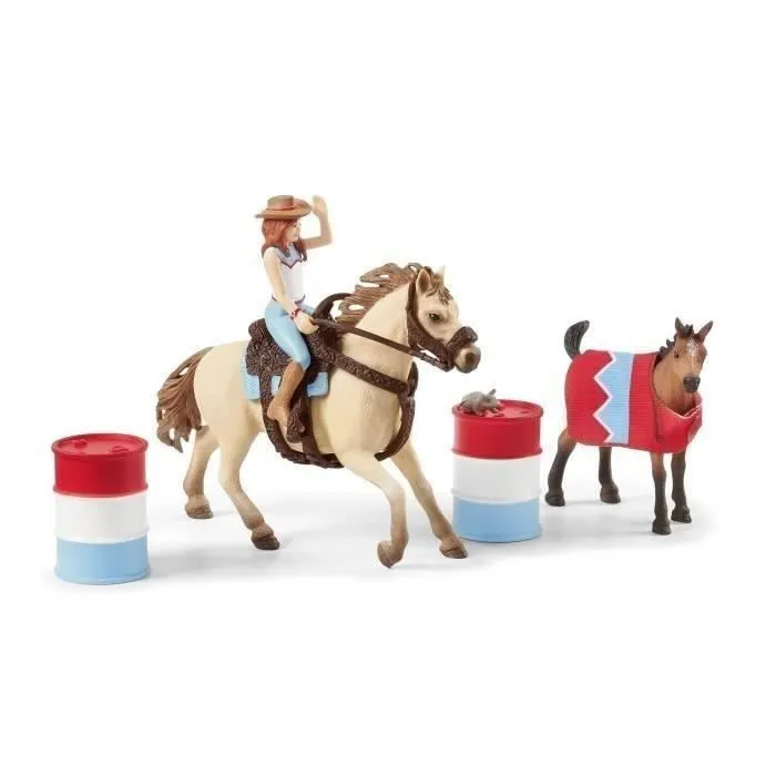 Entrainement au ranch, Coffret schleich univers équestre, coffret figurines pour enfants de 5 ans et plus, schleich 72157 HORSE-4